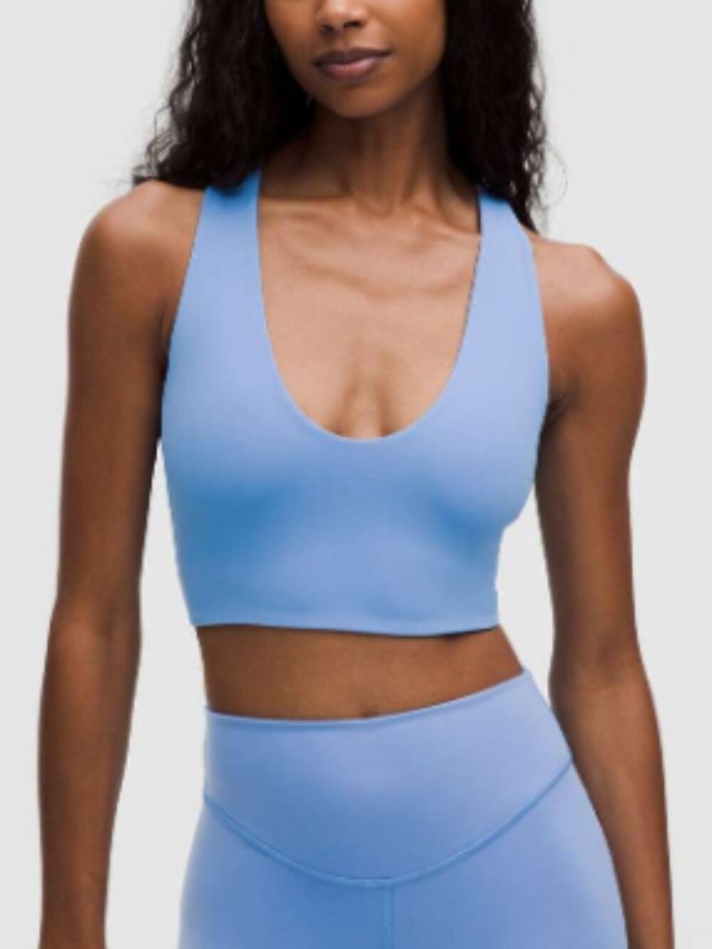 Lululemon Bend This Scoop and Cross Bra *Light Support, A-C Cups Pool Party Nulu